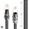 Flextron Gas Line Hose 5/8'' O.D. x 72'' Length 1/2" x 3/4" MIP Fittings, Stainless Steel Flexible Connector FTGC-SS12-72K - alternate 4